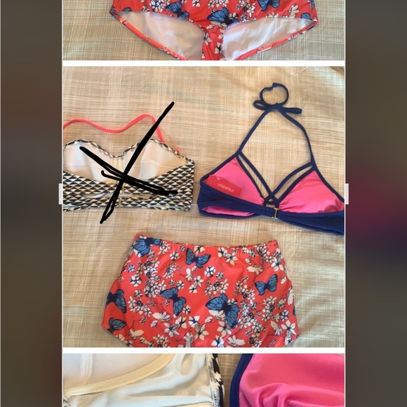 Note: 2 pieces!!!Never worn bikini set. The navy top sold! - Picture 2 of 5